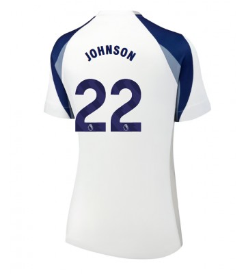 Tottenham Hotspur Brennan Johnson #22 Hjemmebanetrøje Dame 2025-26 Kortærmet